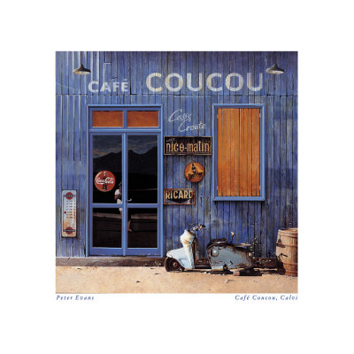 Cafe Coucou Calvi by Peter Evans Pricing Limited Edition Print image