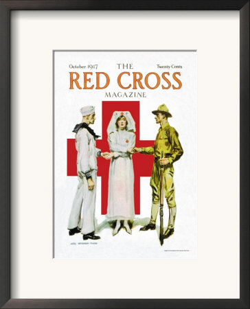 The Red Cross Magazine, October 1917 by James Montgomery Flagg Pricing Limited Edition Print image
