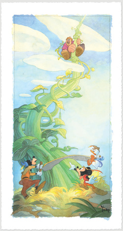 Mickey And The Beanstalk by Toby Bluth Pricing Limited Edition Print image
