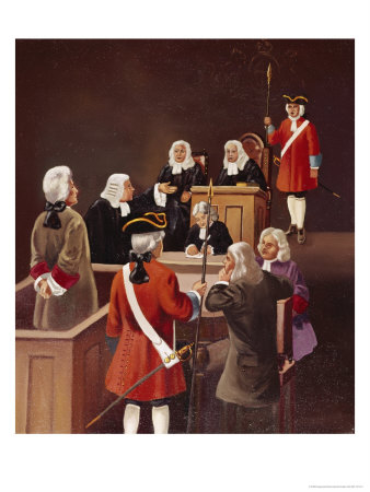 Trial Of John Peter Zinnger, C.1735 by Konstantin Rodko Pricing Limited Edition Print image
