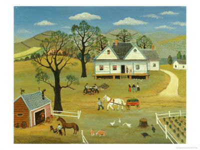 Chores On The Farm by Konstantin Rodko Pricing Limited Edition Print image