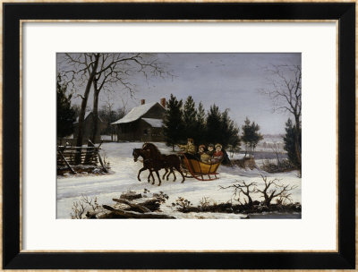 Sleigh Ride by Thomas Birch Pricing Limited Edition Print image