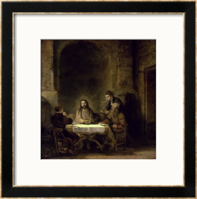 Supper At Emmaus by Rembrandt Van Rijn Pricing Limited Edition Print image