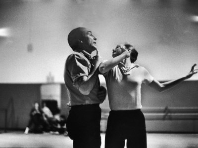 Choreographer George Ballanchine And Ballerina Allegra Kent by Gordon Parks Pricing Limited Edition Print image