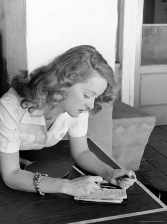 Actress Bette Davis At Home by Alfred Eisenstaedt Pricing Limited Edition Print image