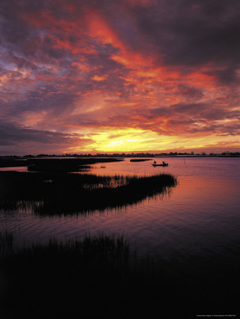 Fishing During Sunset by Chip Henderson Pricing Limited Edition Print image