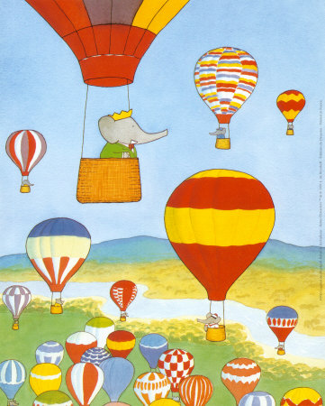 Babar Et Les Balloons by Laurent De Brunhoff Pricing Limited Edition Print image