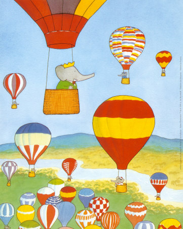 Babar Et Les Balloons by Laurent De Brunhoff Pricing Limited Edition Print image