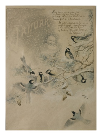 January, 1890 (W/C On Paper) by Theodor Severin Kittelsen Pricing Limited Edition Print image
