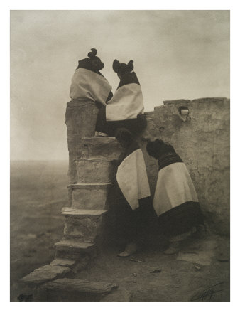 Housetop Life, Hopi by Edward S. Curtis Pricing Limited Edition Print image