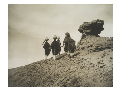 Acoma Water Carriers by Edward S. Curtis Pricing Limited Edition Print image