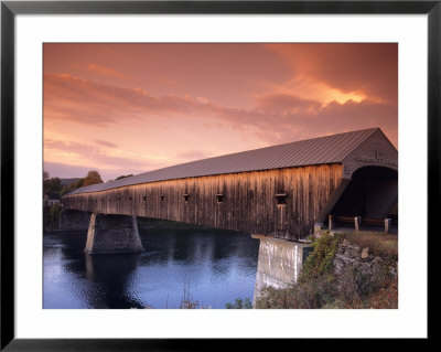 Longest Covered Bridge In The United States, Windsor, Vermont, Usa by David R. Frazier Pricing Limited Edition Print image