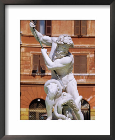 Fountain Of Neptune, Piazza Navona, Rome, Lazio, Italy by John Miller Pricing Limited Edition Print image