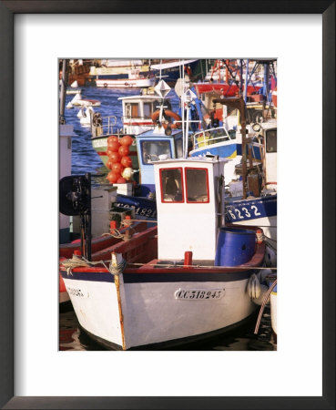 Fishing Boats In Port, Concarneau, Brittany, France by Nick Wood Pricing Limited Edition Print image