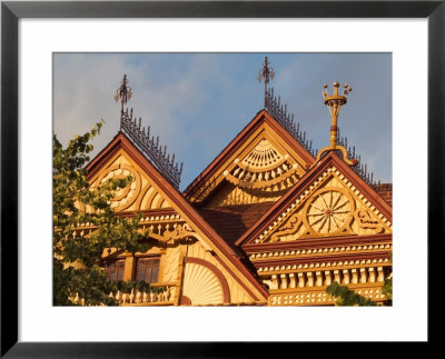 Woodwork Adorns The John Palmer House, Historic Mississippi District, Portland, Oregon, Usa by Janis Miglavs Pricing Limited Edition Print image