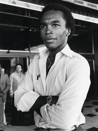 Sugar Ray Leonard Attends Larry Holmes Vs. Muhammad Ali Wbc Championship Fight, October 2, 1980 by Patterson Vaughan Pricing Limited Edition Print image