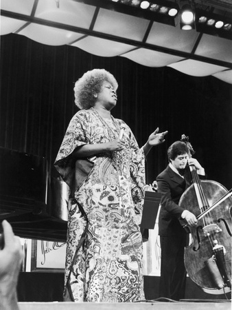 Sarah Vaughan Performs With The Duke Ellington Orchestra,  August Of 1984 by Norman Hunter Pricing Limited Edition Print image