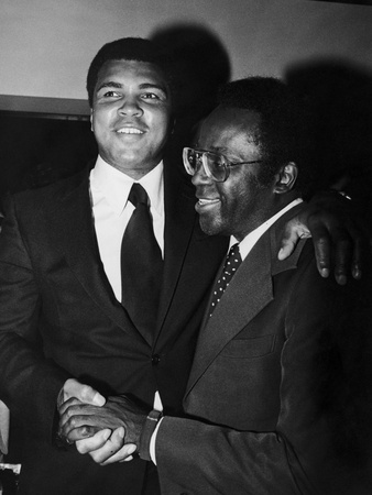 Muhammad Ali And Richard Hatcher by Guy Crowder Pricing Limited Edition Print image