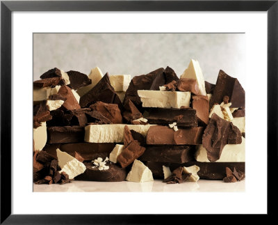 White, Dark And Milk Chocolate Pieces by Tom Eckerle Pricing Limited Edition Print image