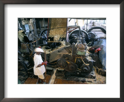 Sugar Cane Processing Machinery, Pere Labat Distillery, Ile De Marie-Galante, French Antilles by Bruno Barbier Pricing Limited Edition Print image