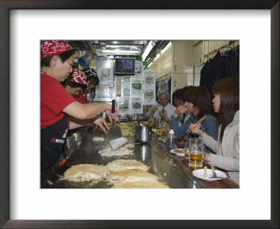 Okonomiyaki Restaurant, Hiroshima City, Japan by Christian Kober Pricing Limited Edition Print image