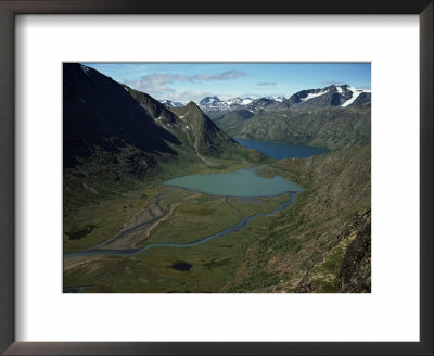 Jotunheimen, Leirungen, And Lake Gjende, Norway, Scandinavia by Kim Hart Pricing Limited Edition Print image