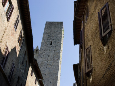 Streets In San Gimignano, Italy by Robert Eighmie Pricing Limited Edition Print image