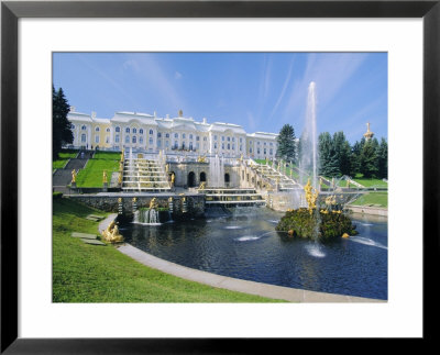Summer Palace At Petrodvorets, St. Petersburg, Russia by Gavin Hellier Pricing Limited Edition Print image