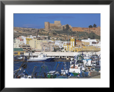Port And Alcazaba, Almeria, Andalucia, Spain by Charles Bowman Pricing Limited Edition Print image