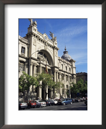 Post Office And Telegraph Building, Valencia, Spain by Sheila Terry Pricing Limited Edition Print image