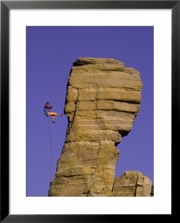 Rock Climbing, Hitchcock Pinnacle, Mt. Lemmon, Az by Greg Epperson Pricing Limited Edition Print image