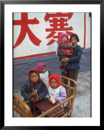 Woman With Children At The Evergreen Commune Nursery School, China by John Dominis Pricing Limited Edition Print image