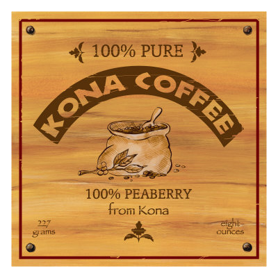 Kona Coffee by Elizabeth Garrett Pricing Limited Edition Print image