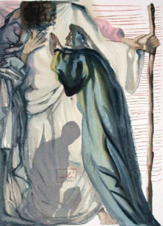 Dc Purgatoire 14 - Un Esprit Interroge Dante by Salvador Dali Pricing Limited Edition Print image