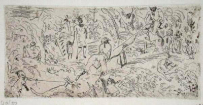 066 - On The South by Jules Pascin Pricing Limited Edition Print image