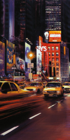Times Square At Night I by Luigi Rocca Pricing Limited Edition Print image