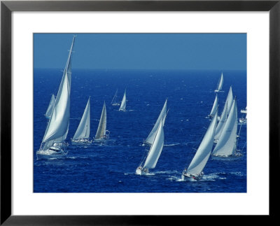 Sailing Off The Island Of Antigua In The Caribbean by Kenneth Garrett Pricing Limited Edition Print image