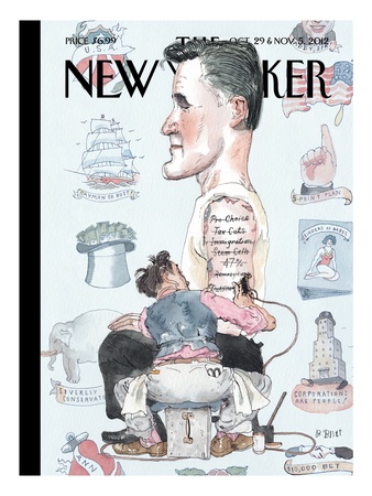 The New Yorker Cover - October 29, 2012 by Barry Blitt Pricing Limited Edition Print image