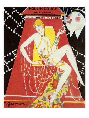 Moulin Rouge Music-Hall, C.1926 by E. Gesmar Pricing Limited Edition Print image