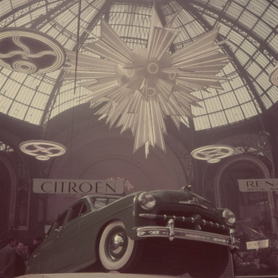 Automobile Show, Paris by Yale Joel Pricing Limited Edition Print image