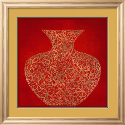 Red Vase by Susan Gillette Pricing Limited Edition Print image
