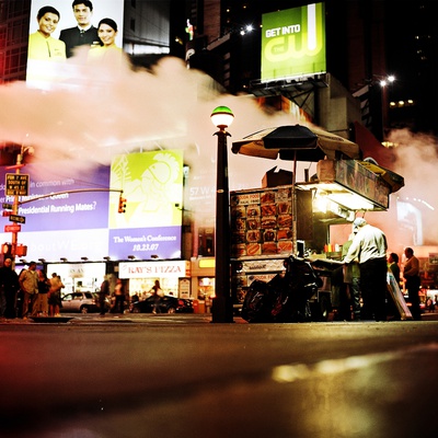 Urban Street Scene In New York by Jewgeni Roppel Pricing Limited Edition Print image