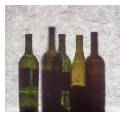 Silhouette Of Wine Bottles by Images Monsoon Pricing Limited Edition Print image