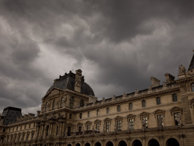 Louvre Under A Stormy Sky by Stephen Alvarez Pricing Limited Edition Print image
