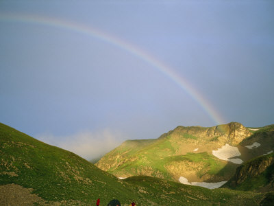 Rainbow Over The Ortobalagan Valley Signals A Change In Weather by Stephen Alvarez Pricing Limited Edition Print image