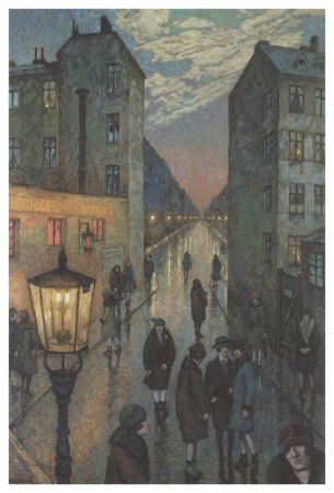 City Corner by Hans Baluschek Pricing Limited Edition Print image