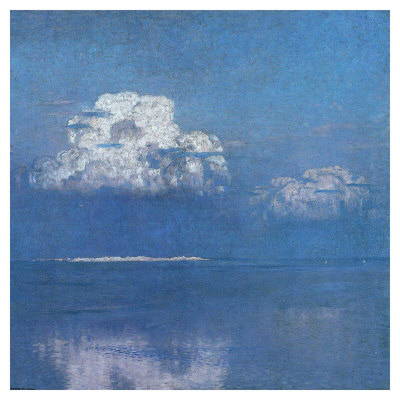 Calm Sea Near The Dunes Of Lyste by Eugen Bracht Pricing Limited Edition Print image