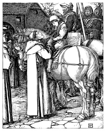 Otto Of The Silver Hand by Howard Pyle Pricing Limited Edition Print image