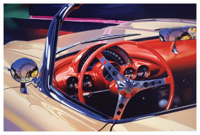 1958 Corvette by Graham Reynolds Pricing Limited Edition Print image