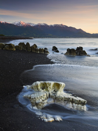 Sunrise On The Kaikoura Peninsula, Kaikoura, South Island, New Zealand, Pacific by Adam Burton Pricing Limited Edition Print image